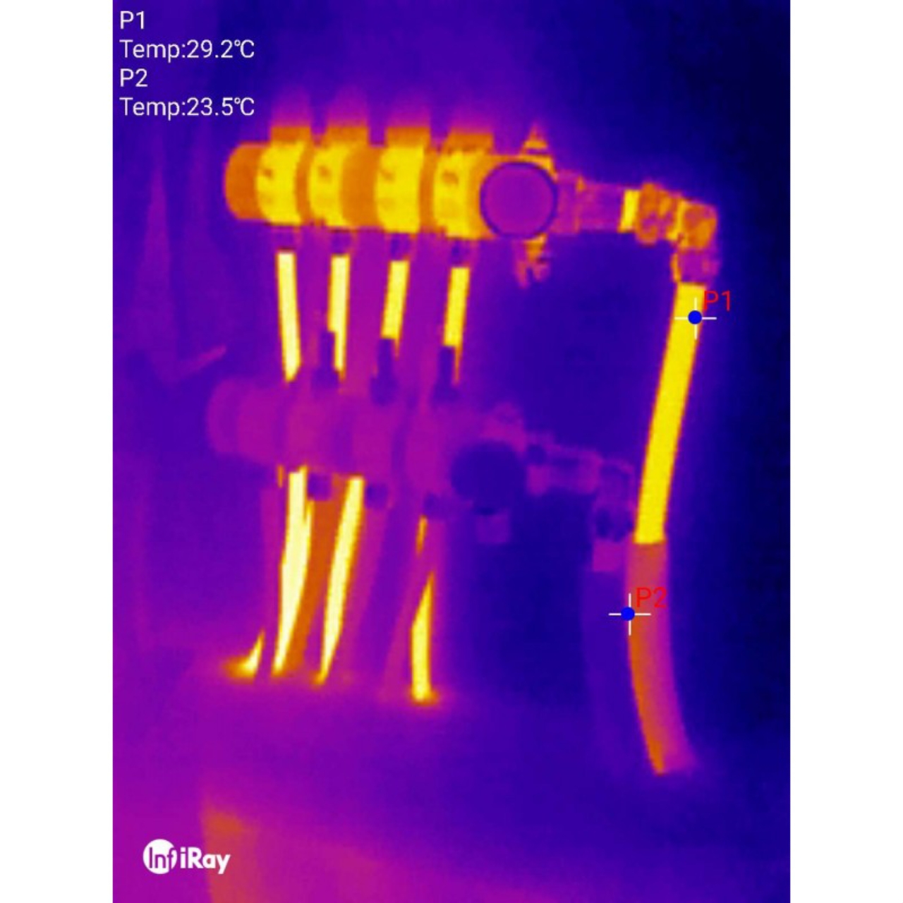  Caméra thermique pour smartphone IOS 256 x 192, sensibilité 0,04 K, 25Hz - 400x400px